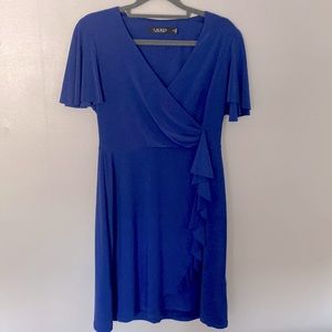 Blue Ralph Lauren dress worn once to a friends bridal shower. Really cute!